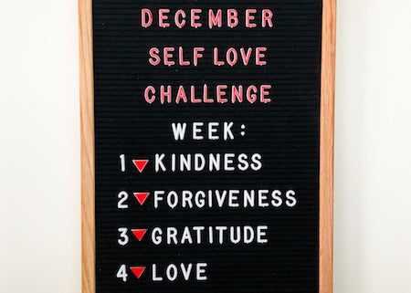 It's the Fred and Far December Self Love Challenge! Join in on the fun!