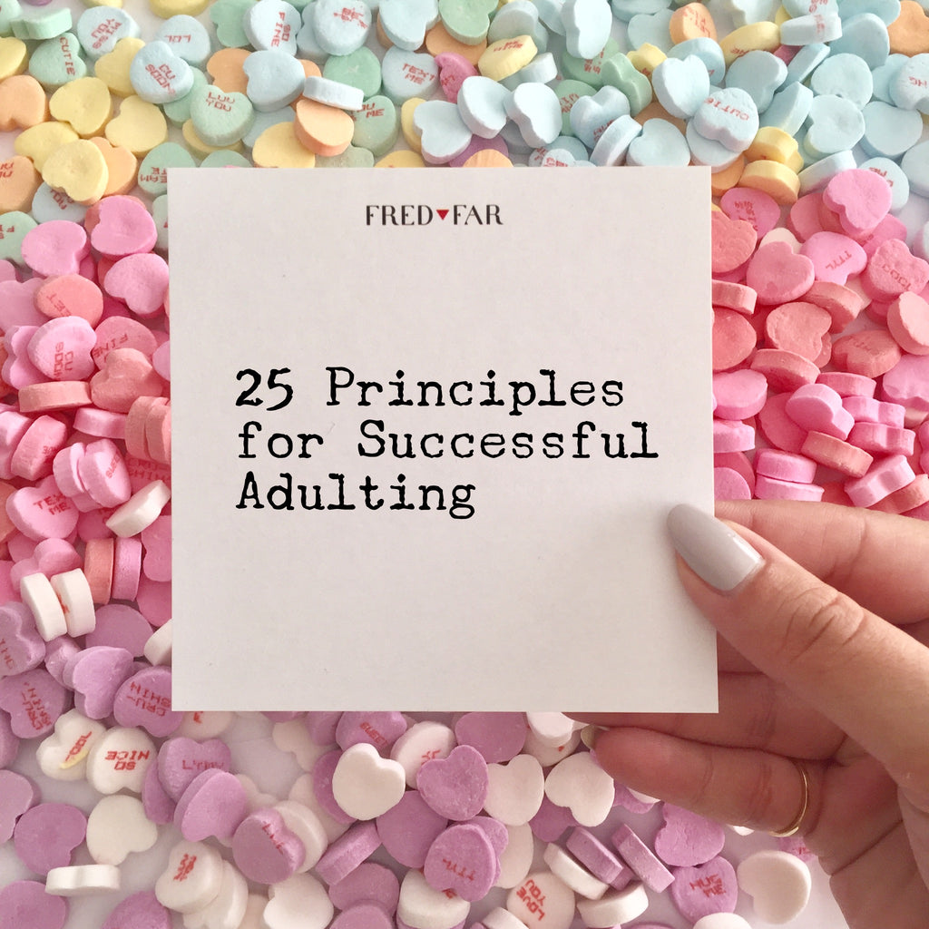 Article on 25 Principles for Successful Adulting