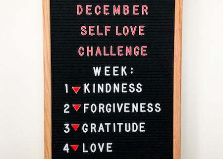 Article on It's the Fred and Far December Self Love Challenge! Join in on the fun!