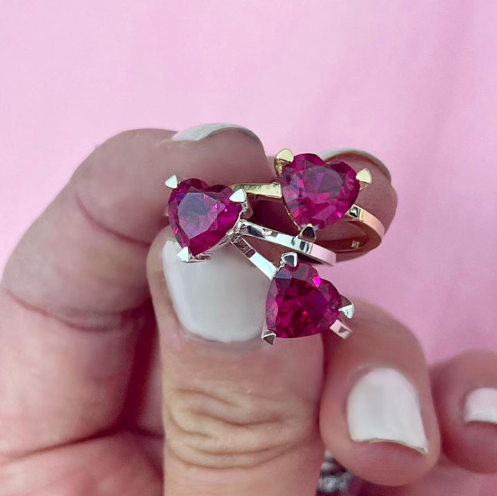 Article on A Ruby Heart Self Love Pinky Ring for Your Inner Queen B