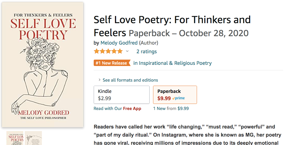 Self Love Poetry for Thinkers and Feelers