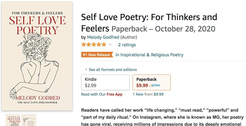 Article on Self Love Poetry for Thinkers and Feelers