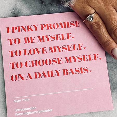 The Mini Self Love Pinky Ring